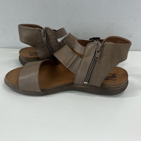 New Miz Mooz Womens Meadow Leather Open Toe Ankle Strap Shoes Size 38 - Picture 3 of 8